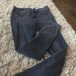Hollister black jeans.  7, 28x 30